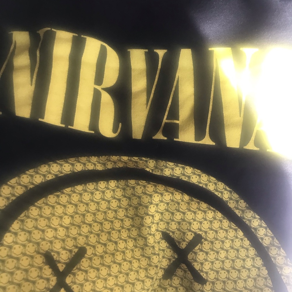 Nirvana graphic long sleeve shirt